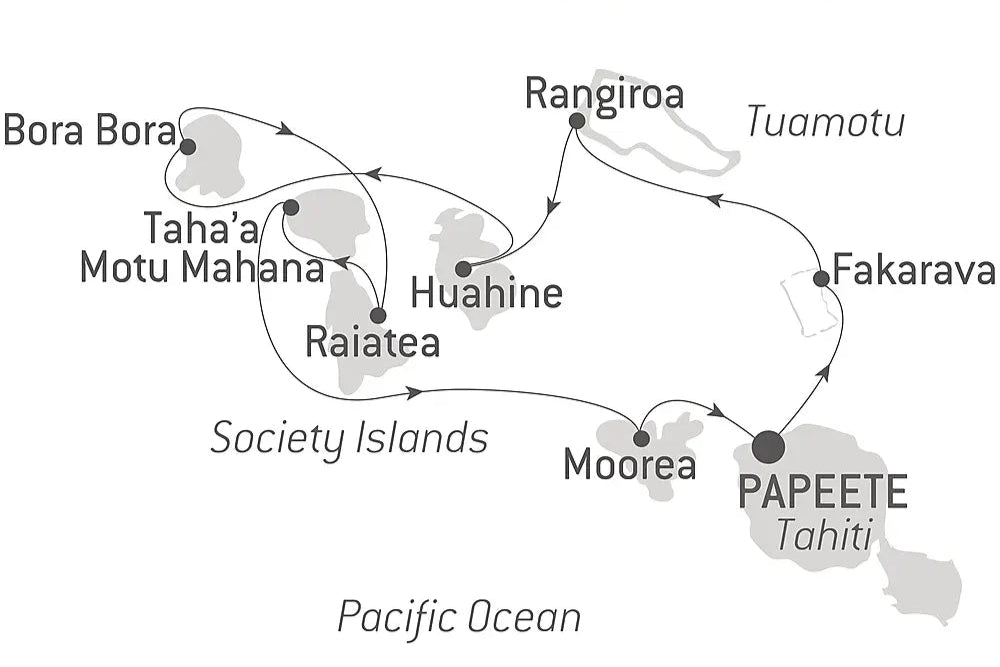 ポールゴーギャン　ソシエテ諸島とツモアツ諸島 11日間[2025年･2026年]