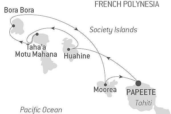 ポールゴーギャン　タヒチ島とソシエテ諸島 8日間[2025年]